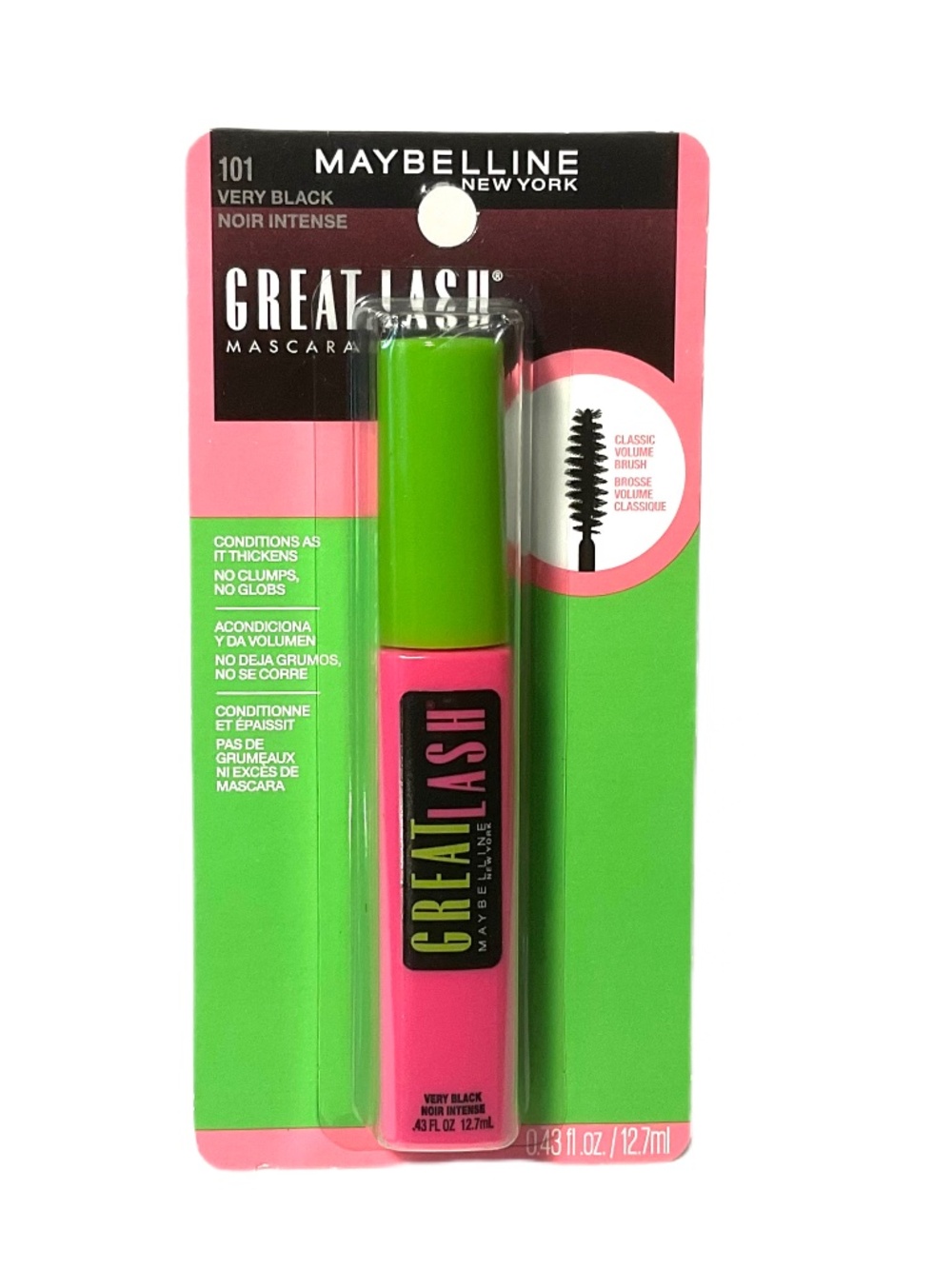 Maybelline New York Great Lash Mascara 101 Very Black